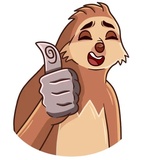 Lazybones WhatsApp Sticker #2