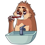 Lazybones WhatsApp Sticker #22