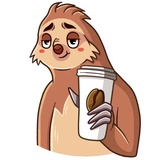 Lazybones WhatsApp Sticker #26