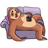Lazybones WhatsApp Sticker #27