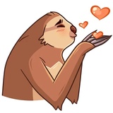 Lazybones WhatsApp Sticker #3