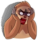 Lazybones WhatsApp Sticker #4