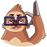 Lazybones WhatsApp Sticker #6