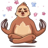 Lazybones WhatsApp Sticker #9