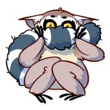 Tailor the Lemur WhatsApp Sticker #15