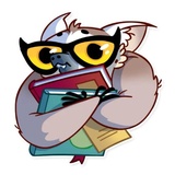 Tailor the Lemur WhatsApp Sticker #17