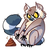 Tailor the Lemur WhatsApp Sticker #21