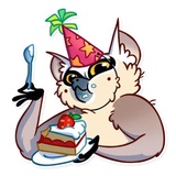 Tailor the Lemur WhatsApp Sticker #24