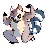 Tailor the Lemur WhatsApp Sticker #25