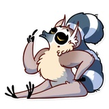 Tailor the Lemur WhatsApp Sticker #26