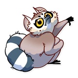 Tailor the Lemur WhatsApp Sticker #27