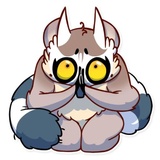 Tailor the Lemur WhatsApp Sticker #28