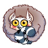 Tailor the Lemur WhatsApp Sticker #4