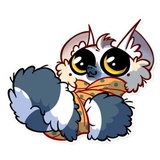 Tailor the Lemur WhatsApp Sticker #9