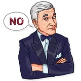 Leslie Nielsen WhatsApp Sticker #12