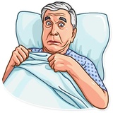 Leslie Nielsen WhatsApp Sticker #15