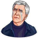 Leslie Nielsen WhatsApp Sticker #16