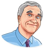 Leslie Nielsen WhatsApp Sticker #18