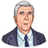 Leslie Nielsen WhatsApp Sticker #20