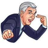 Leslie Nielsen WhatsApp Sticker #6