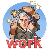 Leslie Nielsen WhatsApp Sticker #7