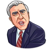 Leslie Nielsen WhatsApp Sticker #8