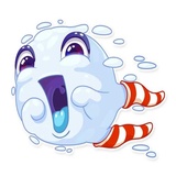 Let it Snow WhatsApp Sticker #15