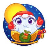 Let it Snow WhatsApp Sticker #3