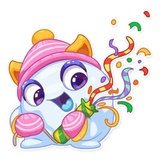 Let it Snow WhatsApp Sticker #4