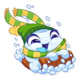 Let it Snow WhatsApp Sticker #7