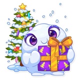 Let it Snow WhatsApp Sticker #8