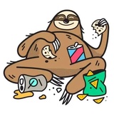 Sloth WhatsApp Sticker #12