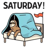 Sloth WhatsApp Sticker #19