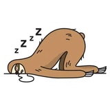 Sloth WhatsApp Sticker #24