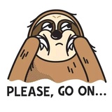 Sloth WhatsApp Sticker #3