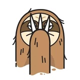 Sloth WhatsApp Sticker #9