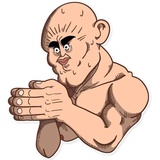 Like a Man WhatsApp Sticker #11