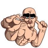 Like a Man WhatsApp Sticker #14