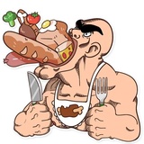 Like a Man WhatsApp Sticker #16