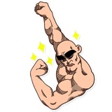 Like a Man WhatsApp Sticker #22