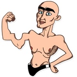 Like a Man WhatsApp Sticker #25