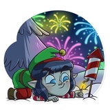 Santa's little helper WhatsApp Sticker #22