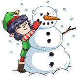 Santa's little helper WhatsApp Sticker #24