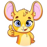 Little Mouse WhatsApp Sticker #3