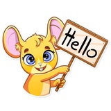 Little Mouse WhatsApp Sticker #5