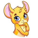 Little Mouse WhatsApp Sticker #6