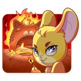 Little Mouse WhatsApp Sticker #8