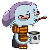 Little Vampire WhatsApp Sticker #19