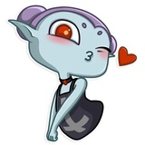 Little Vampire WhatsApp Sticker #2