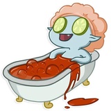 Little Vampire WhatsApp Sticker #20